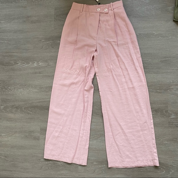 Zara Menswear Style Trousers with Cross Wrap Button - Picture 12 of 16